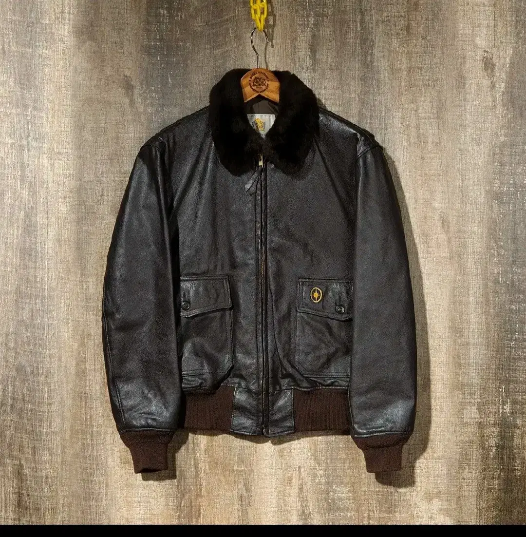 80s Golden Bear G-1 Leather Jacket Goatskin