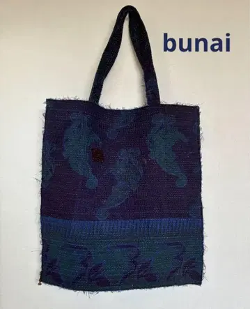 bunai 칸타 자수 토트백 bunai