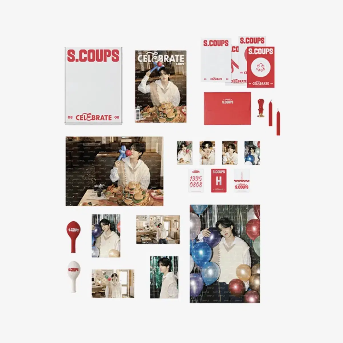 Seventeen s.coups jeonghan Birthday Box ver.3 WTS