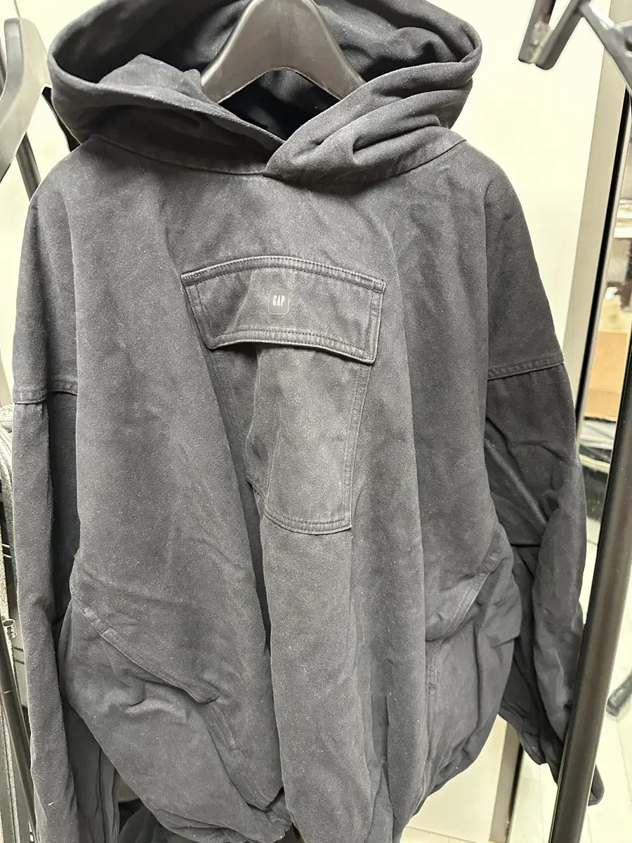 M E.JI Gap Balenciaga Satin Anorak