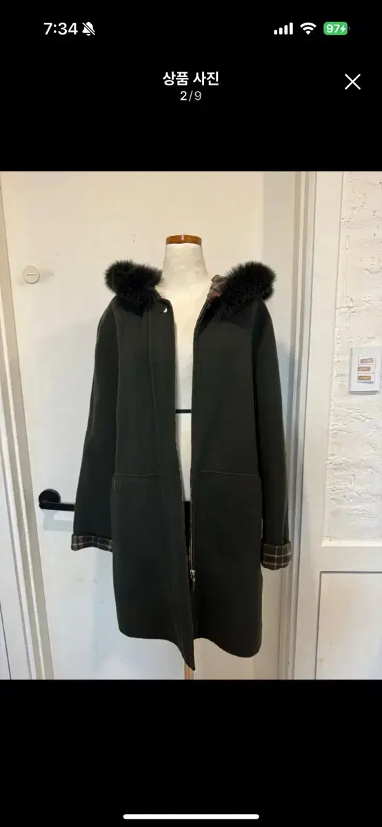 DAKS Daks Fox Fur Coat