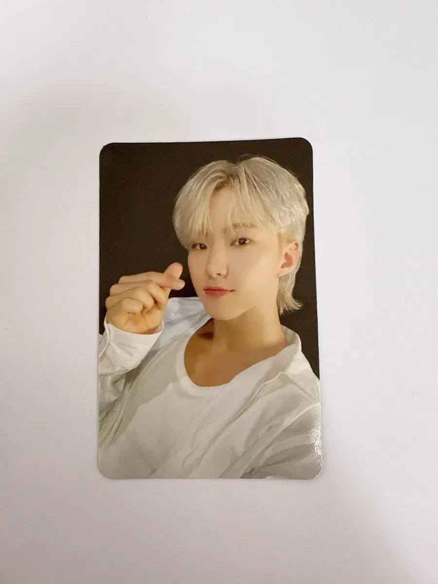 [Hoshi] seventeen Mini 12" FEEL BLUE version of hoshi photocard sells.