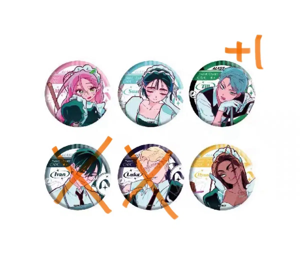 Alien Stage Aste Made Canned Badge 7 Boxes Ibantiluca Hyun Ami Jisoo