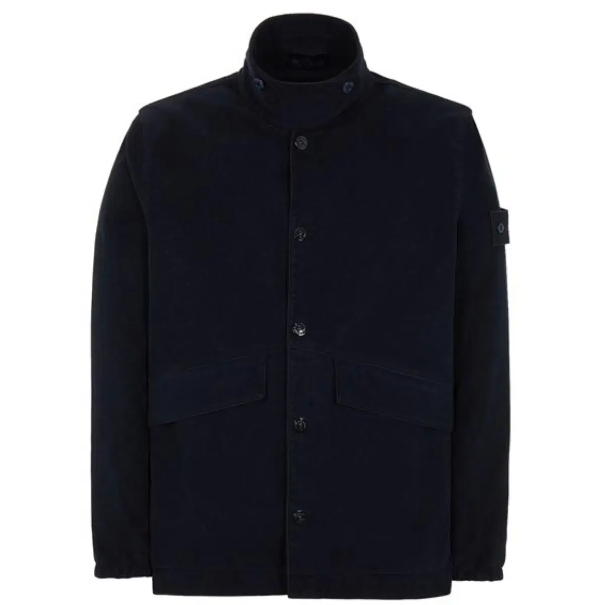 [M] Stone Island Cotton Moleskin-TC Ghost Piece Jacket Navy