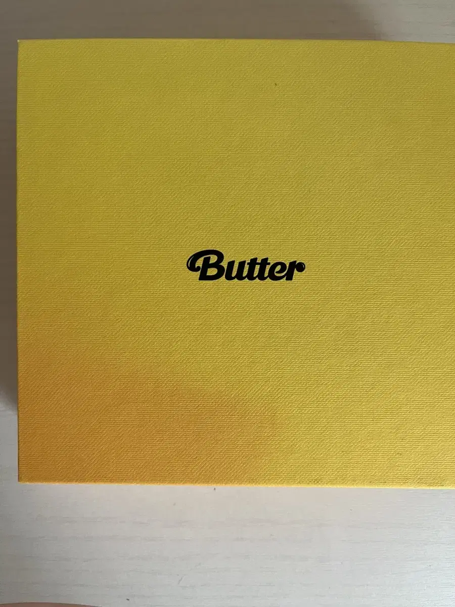 BTS' Butter unsealed album.