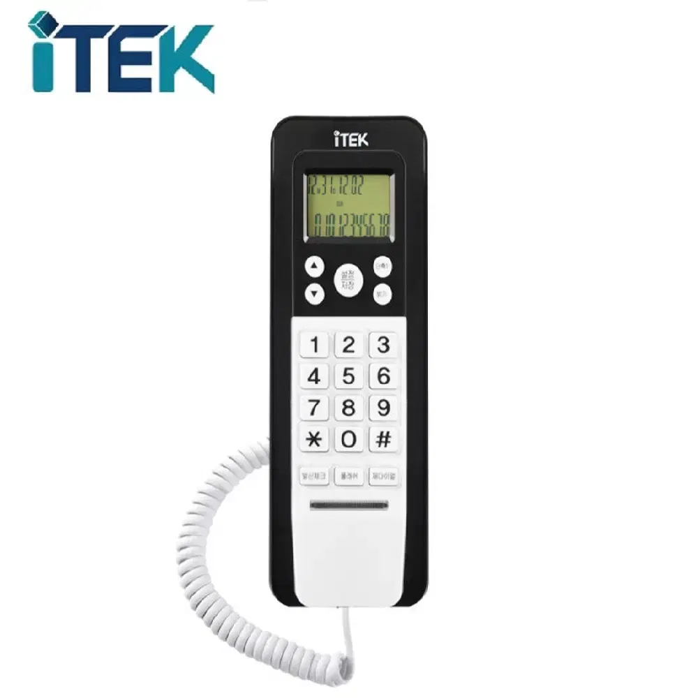 새제품) 아이텍 ITEK IK-150 벽걸이겸용 탁상용 전화기