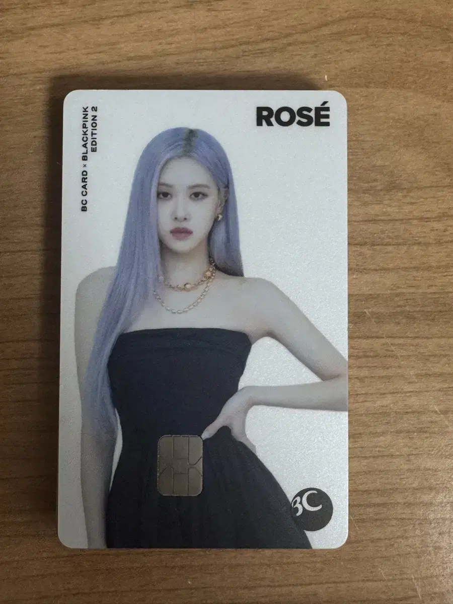 Black Pink BC Card Rose