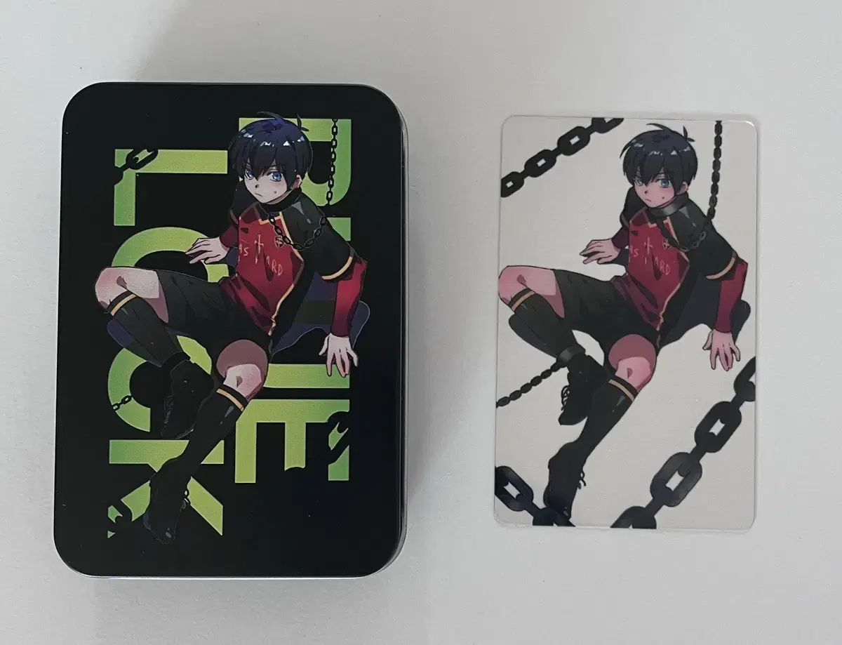 BLUELOCK Isagi Yoichi Unofficial Tin Case photocard Case BLUELOCK