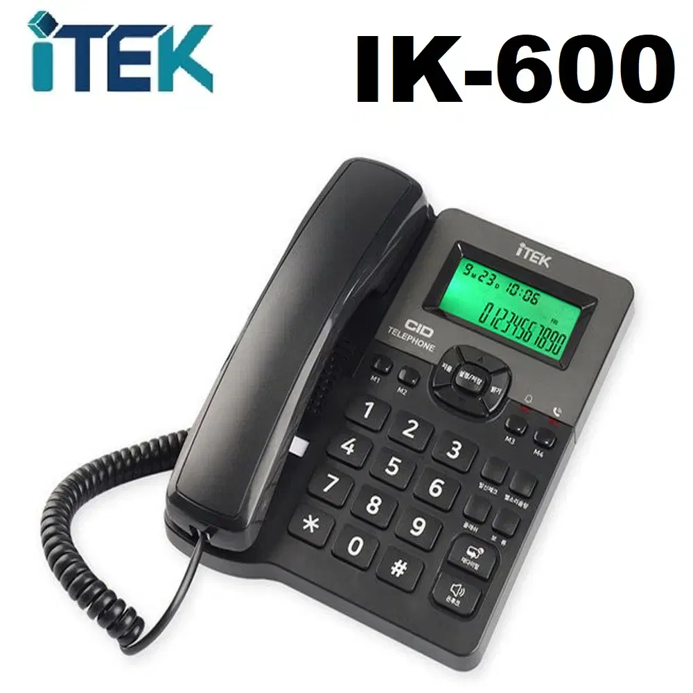 새제품) 아이텍 ITEK IK-600 유선전화기 사무실전화기 발신자표시