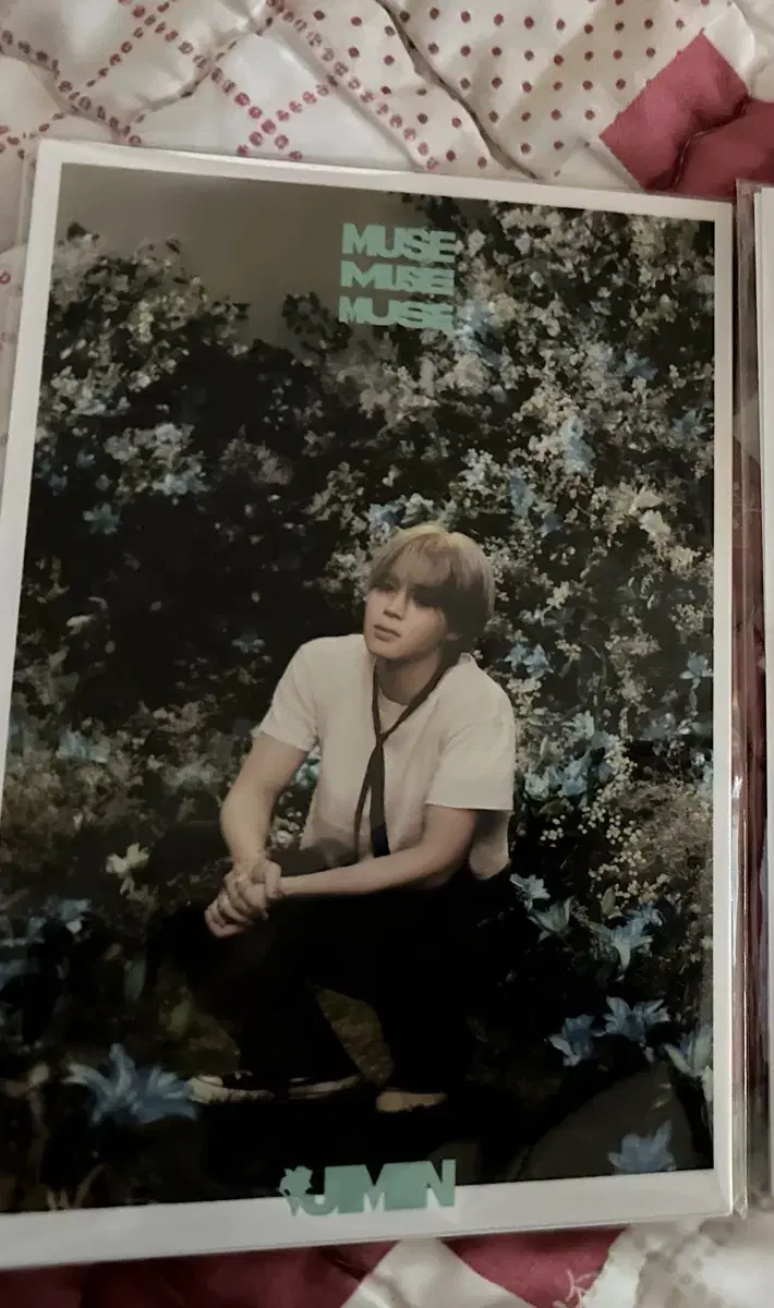 bangtan jimin postcard muse muse pop up goods wts