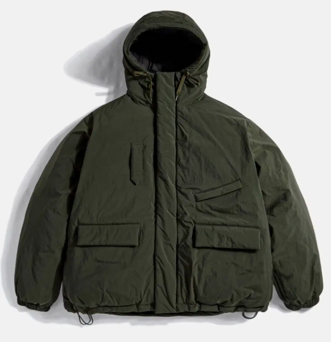 에스피오나지 Dyer Hooded Down Parka Dark Green