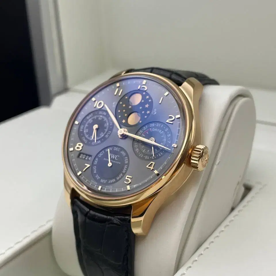 IWC 포르투기저 퍼페츄얼 캘린더 더블문 PPC IW503404