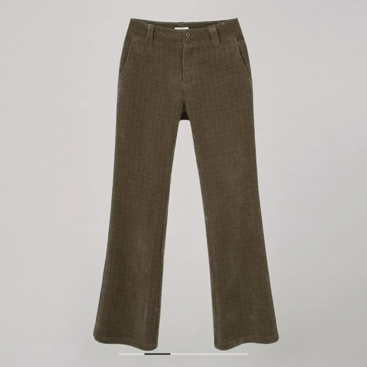 오버듀플레어 soft bootcut pants_brown M