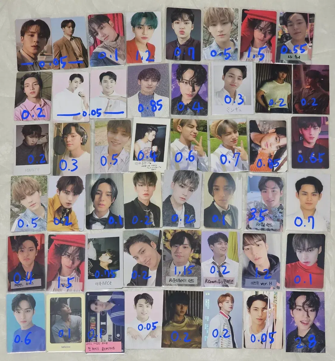 Seventeen's little brother, Photocard (97,98,99)