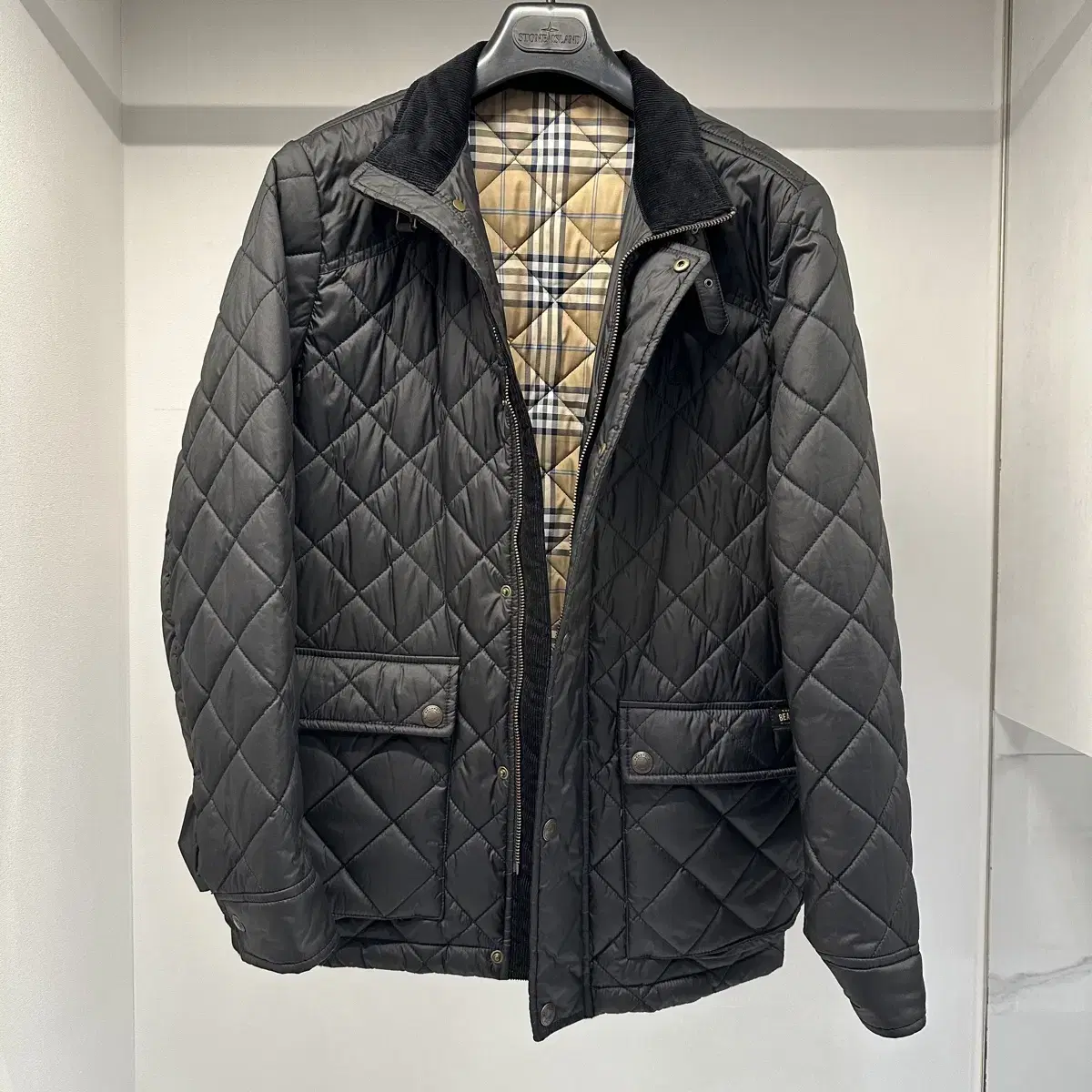 [Genuine] Vinpole Quilted Jacket Black M