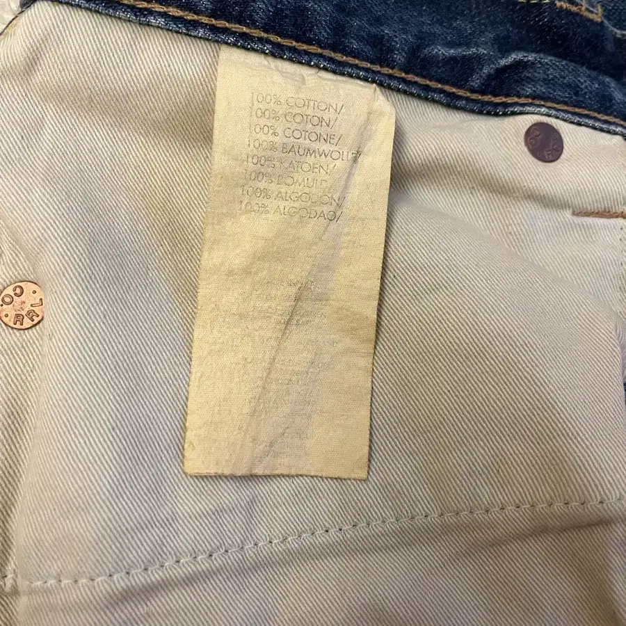 RRL LATE 90s SINGLE STITCH DENIM PANTS