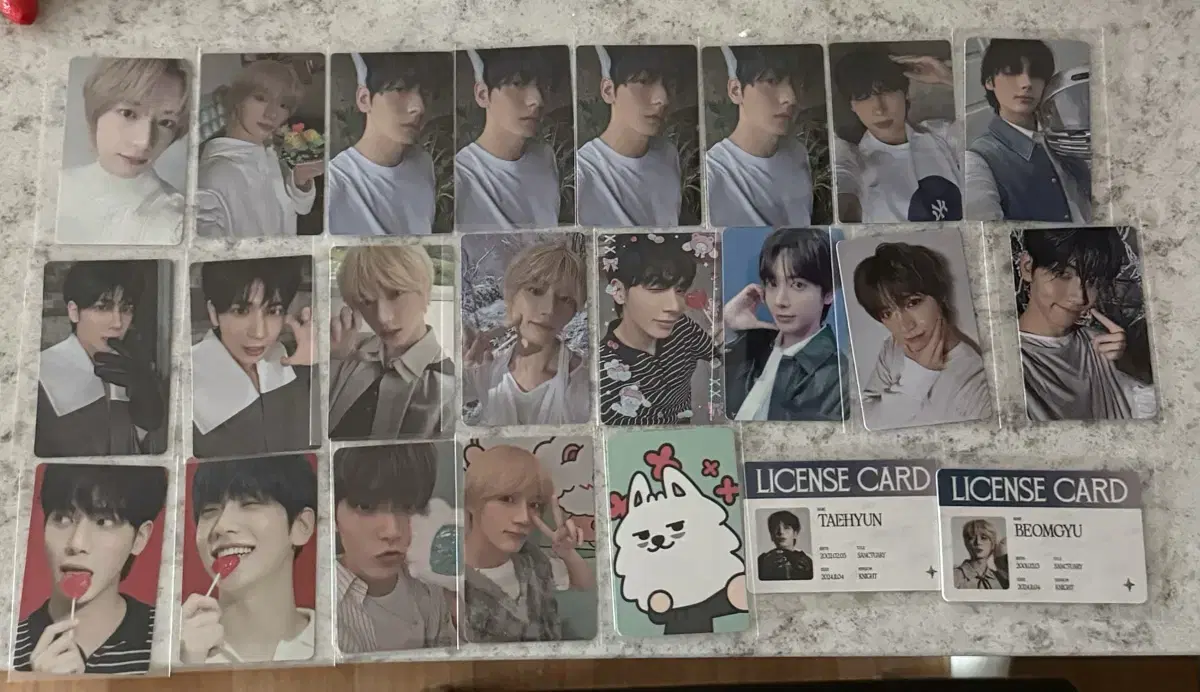 TXT photocard Sanctuary pop up pre-order benefit Alphos Dance Angel Hornbatu soobin beomgyu Taehyun