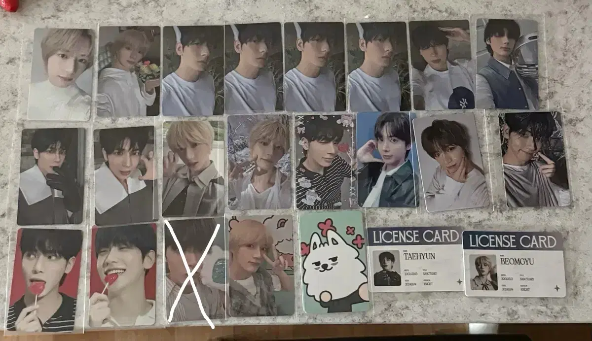 TXT photocard Sanctuary pop up pre-order benefit Alphos Dance Angel Hornbatu soobin beomgyu Taehyun