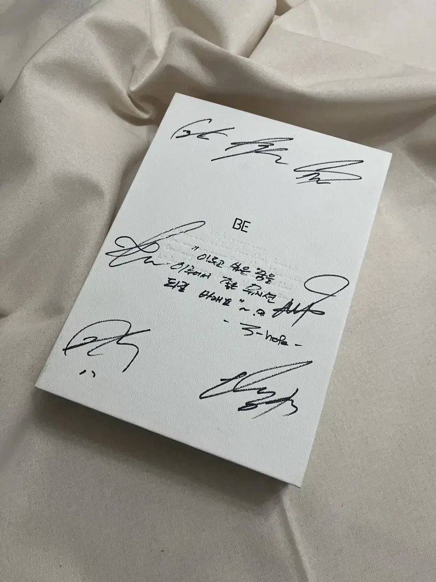 BTS album [BE] autographed sign (price adjustable!)