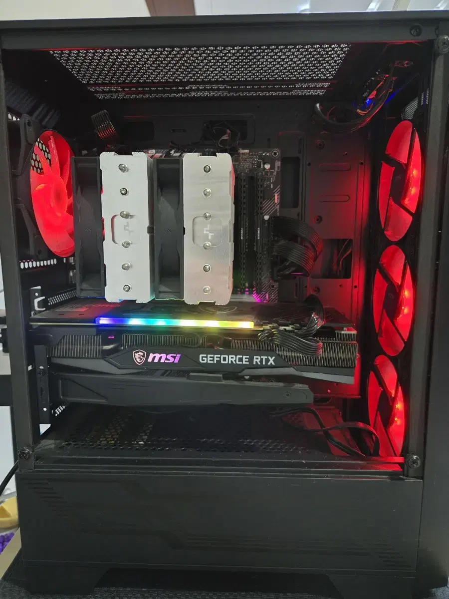 msi RTX3070 게이밍X 트리오, 아이구주 750W 풀모듈러