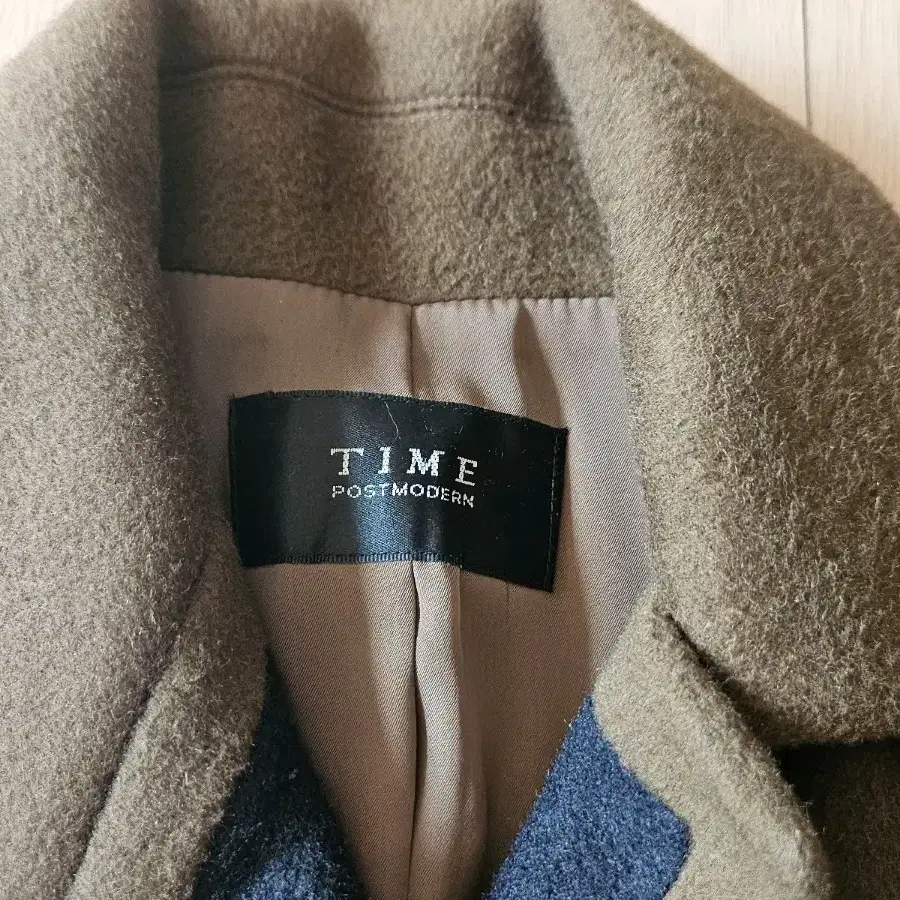 TIME 더블버튼 핸드메이드 코트