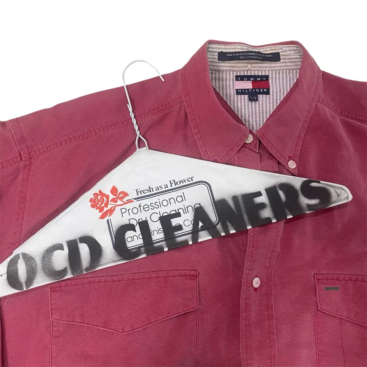 OCD Cleaners 버튼다운 리워크 셔츠 빈티지