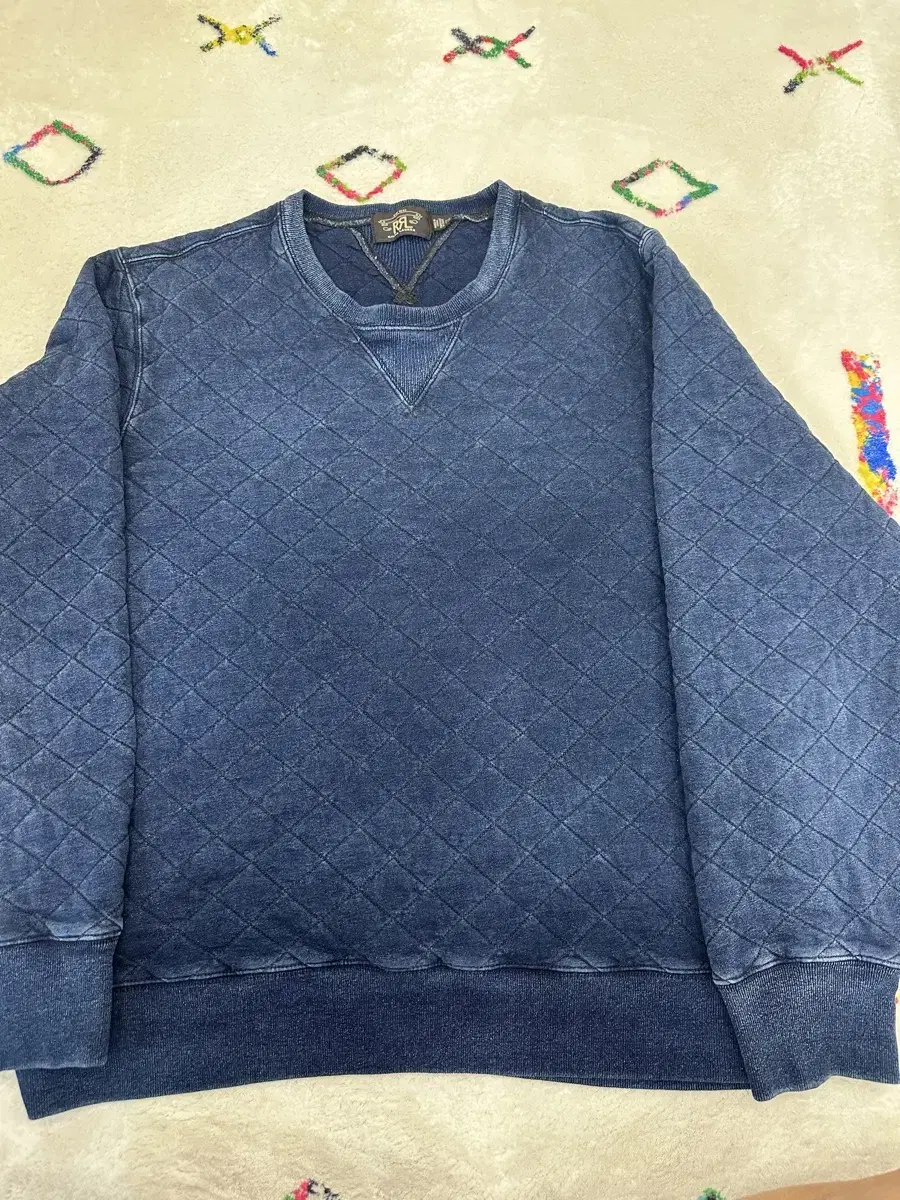 [XXL]Double L RRL Indigodowning Quilted Mantle