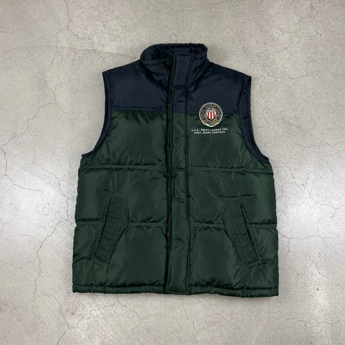 Polo Jins Colorblocked Down Vest (100)