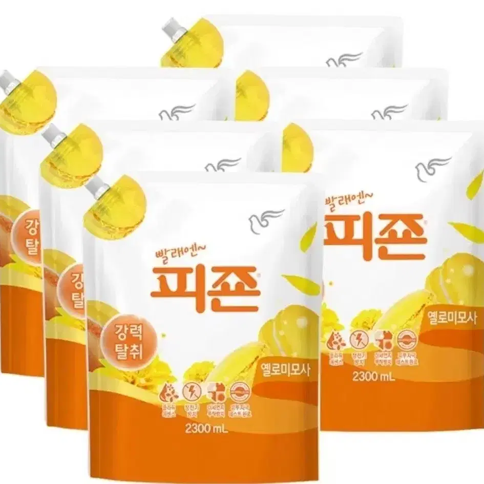 피죤 2300ml 6개 섬유유연제