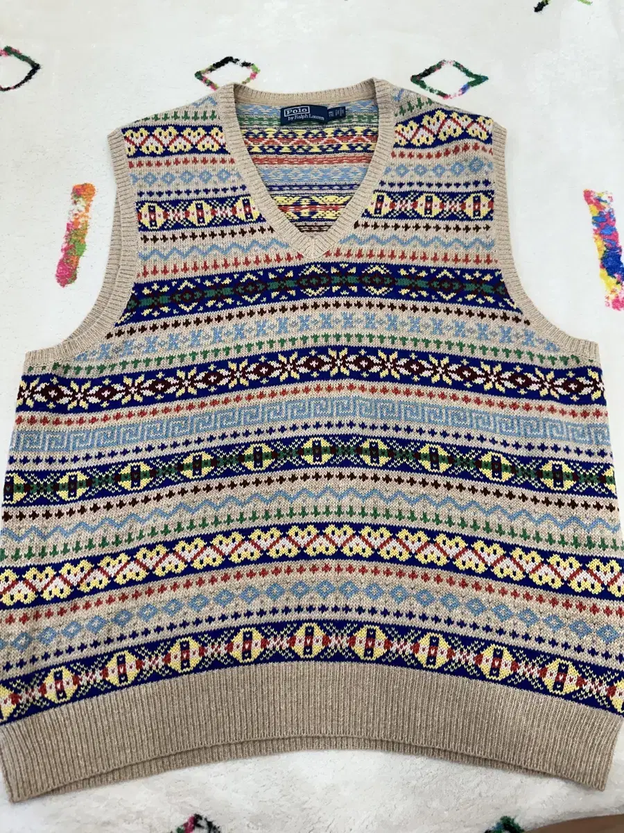 [XXL]Polo Ralph Lauren Cashmere Fair Isle Vest