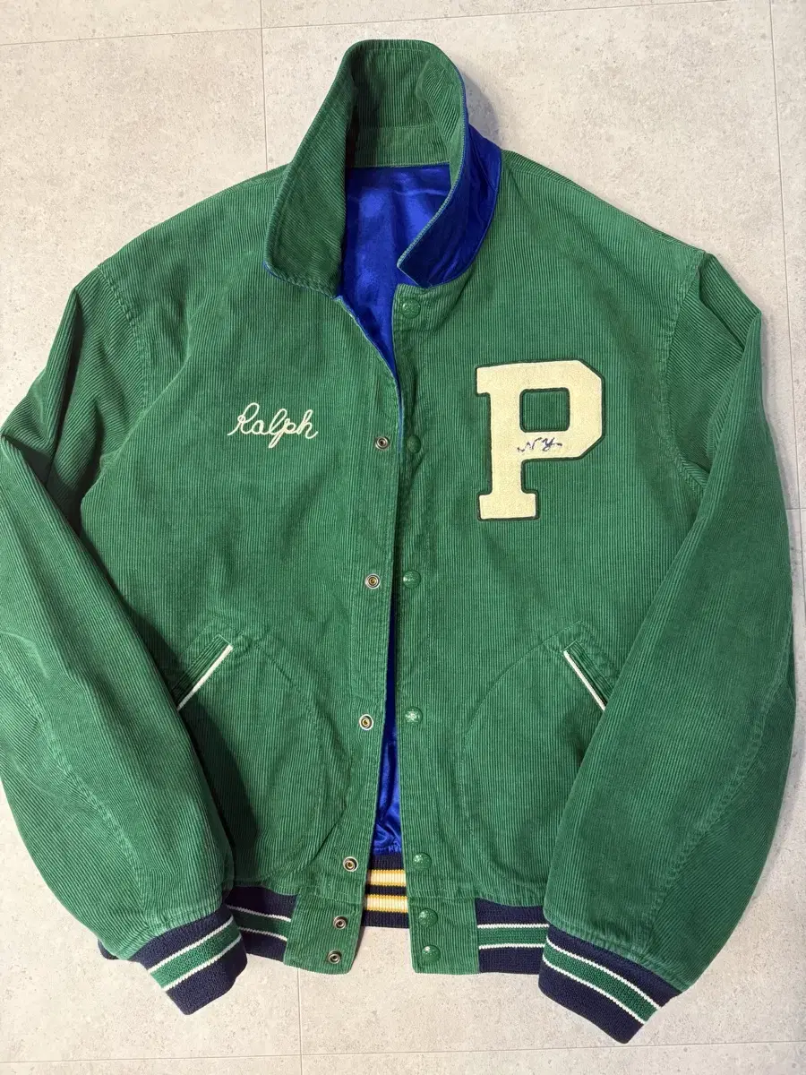 I'm discounting it to get rid of it before I move zuu) Polo Ralph Lauren Reversible Varsity Ja.