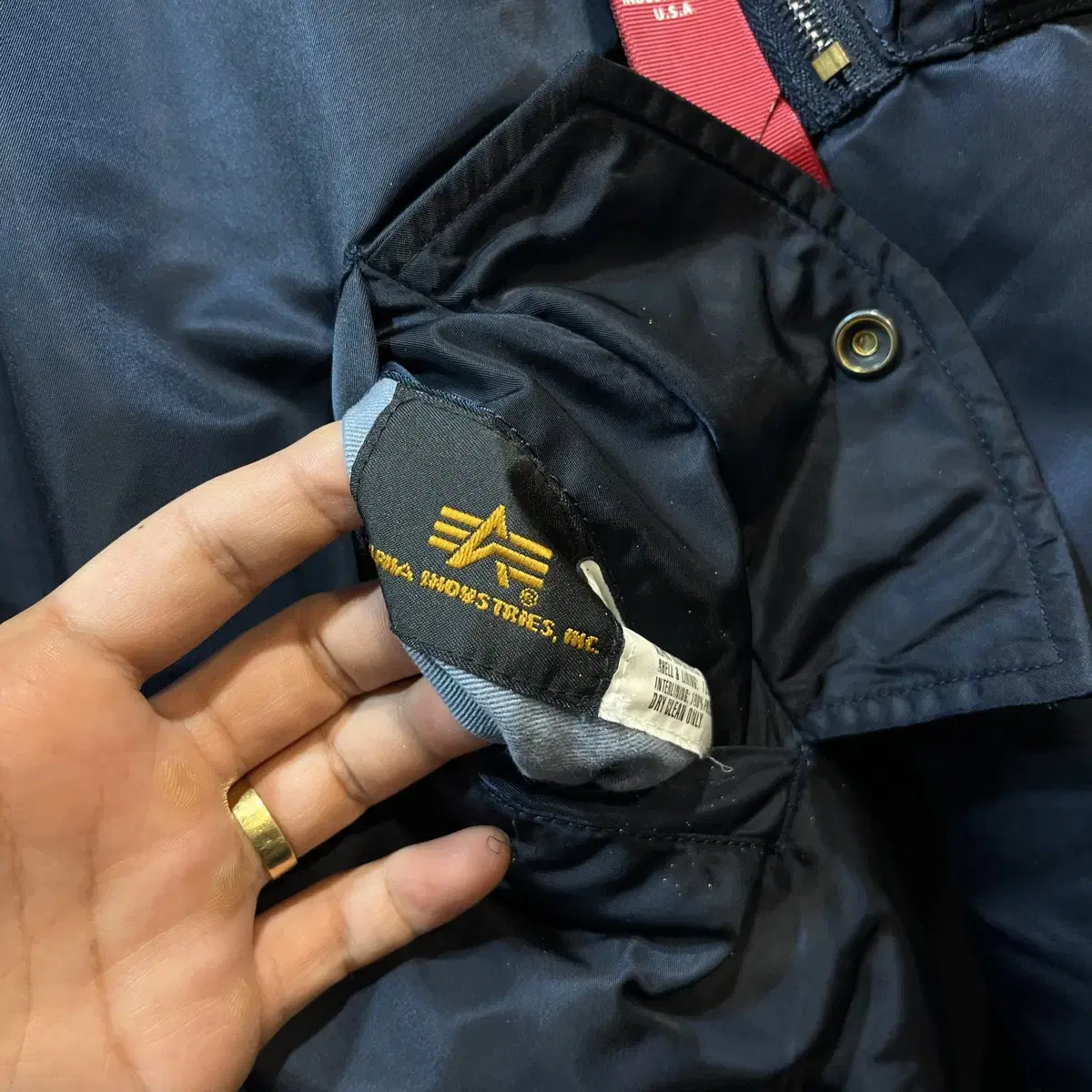 [M] ALPHA INDUSTRIES 알파인더스트리 나사 MA-1