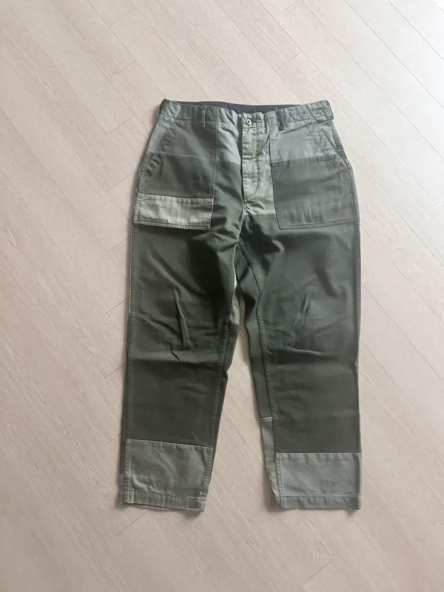 EngineeredGarments Patchwork Putty Pants / L