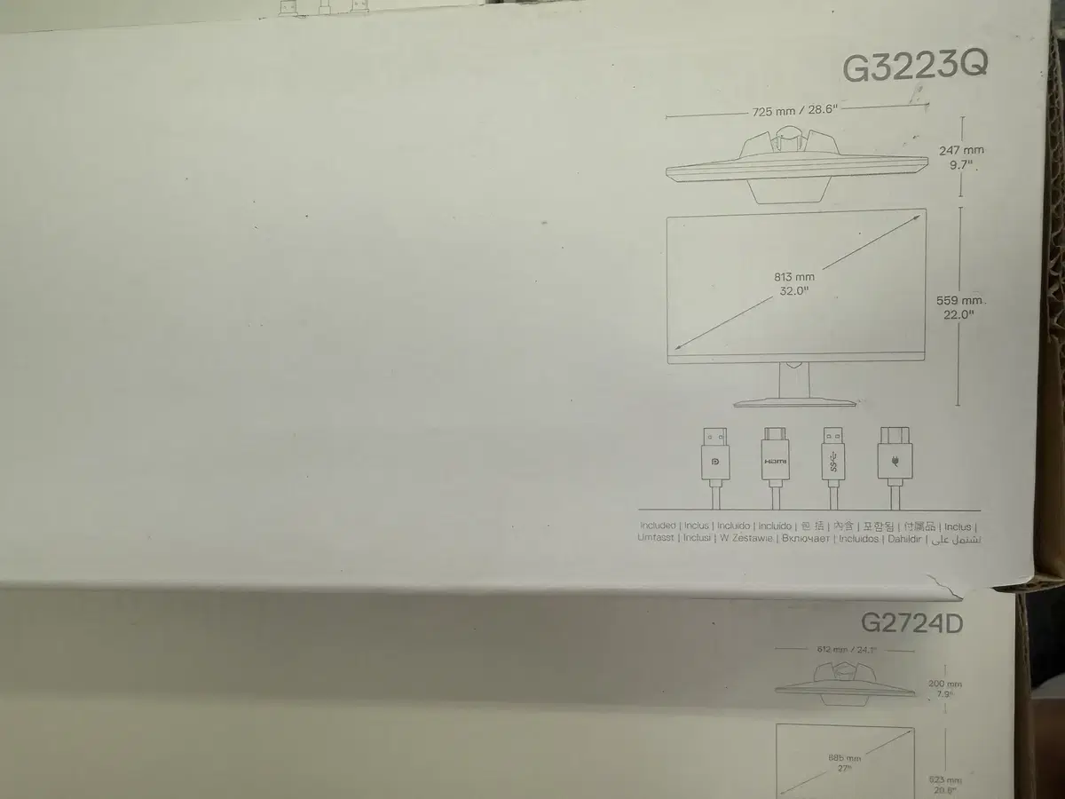 델 g2724d/ g3223q 미개봉품 팝니다