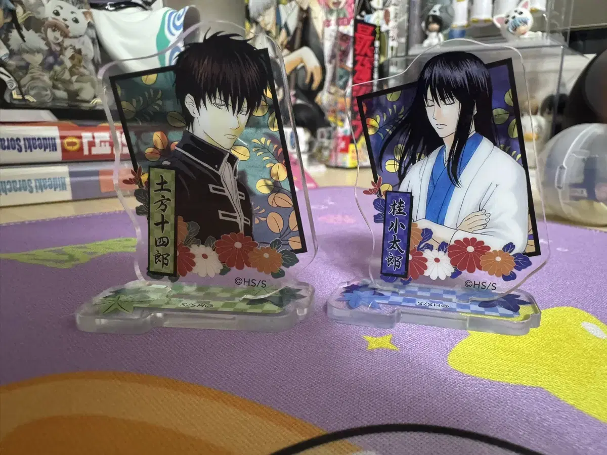 Gintama Shop Figures acrylic Katsura, Hijikata Unsealed