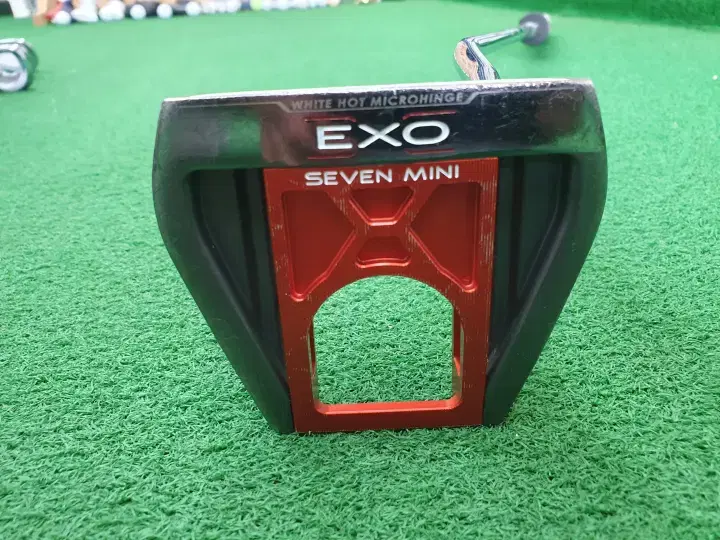 오디세이정품 EXO SEVEN MINI 퍼터 34인치 말렛 새그립