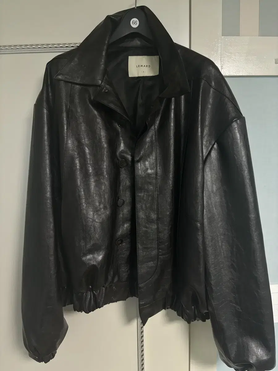 Remade Leather Jacket Dark Brown Sells