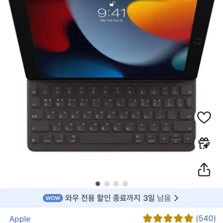 Apple 정품 iPad Smart Keyboard