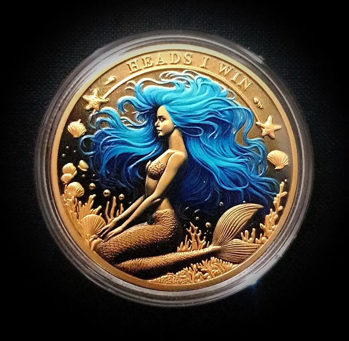 One blue jewel medal of the mermaid, a collectible for a gift, will be given away.