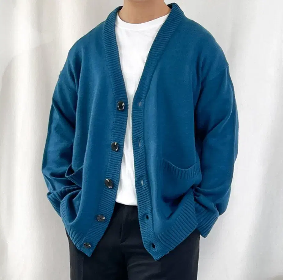 (new) overfit cardigan size 110 recommended cityboy turquoise