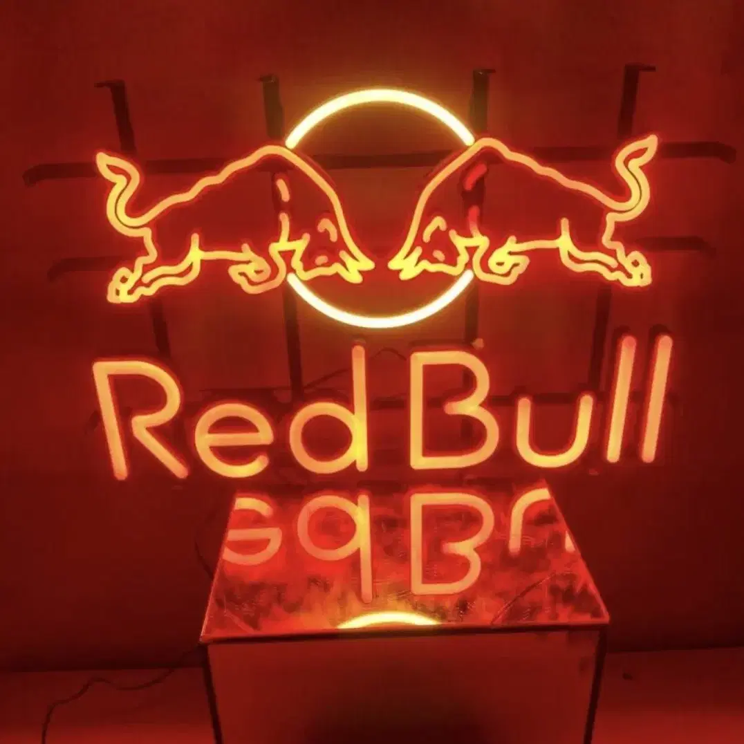 레드불 네온 간판 인테리어 소품 디자인 RED BULL 몬스터