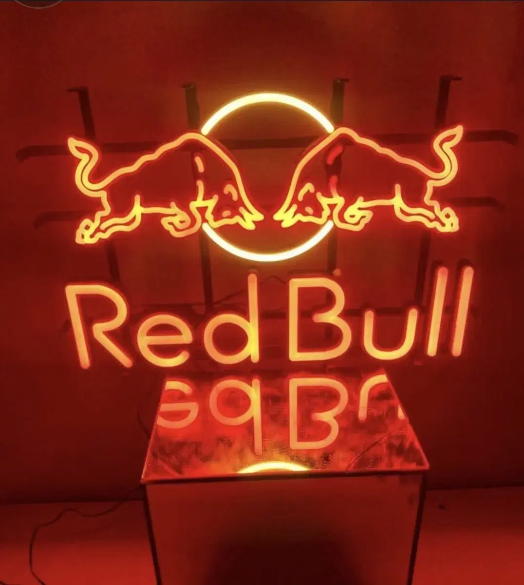 레드불 네온 간판 인테리어 소품 디자인 RED BULL 몬스터