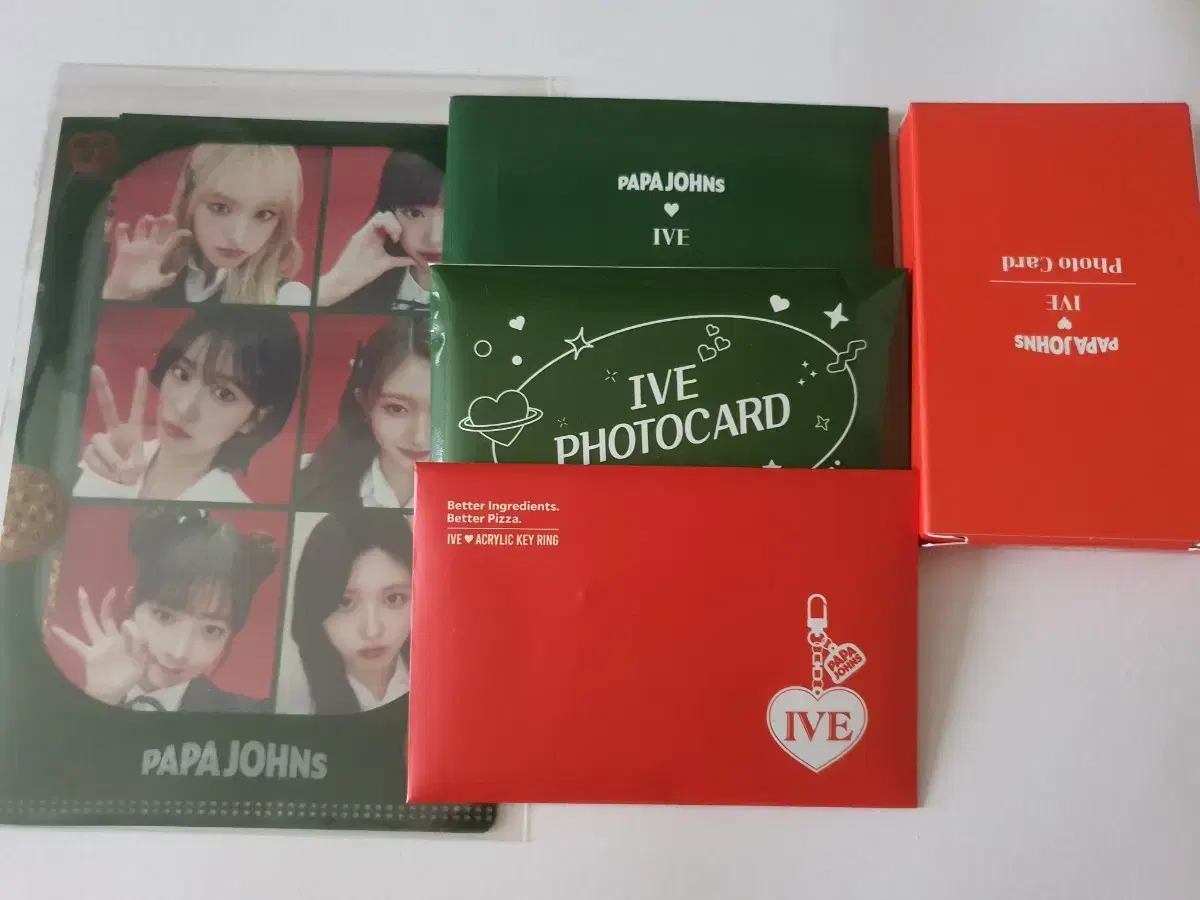 Sources))Papa John's ive sealed photocard sells