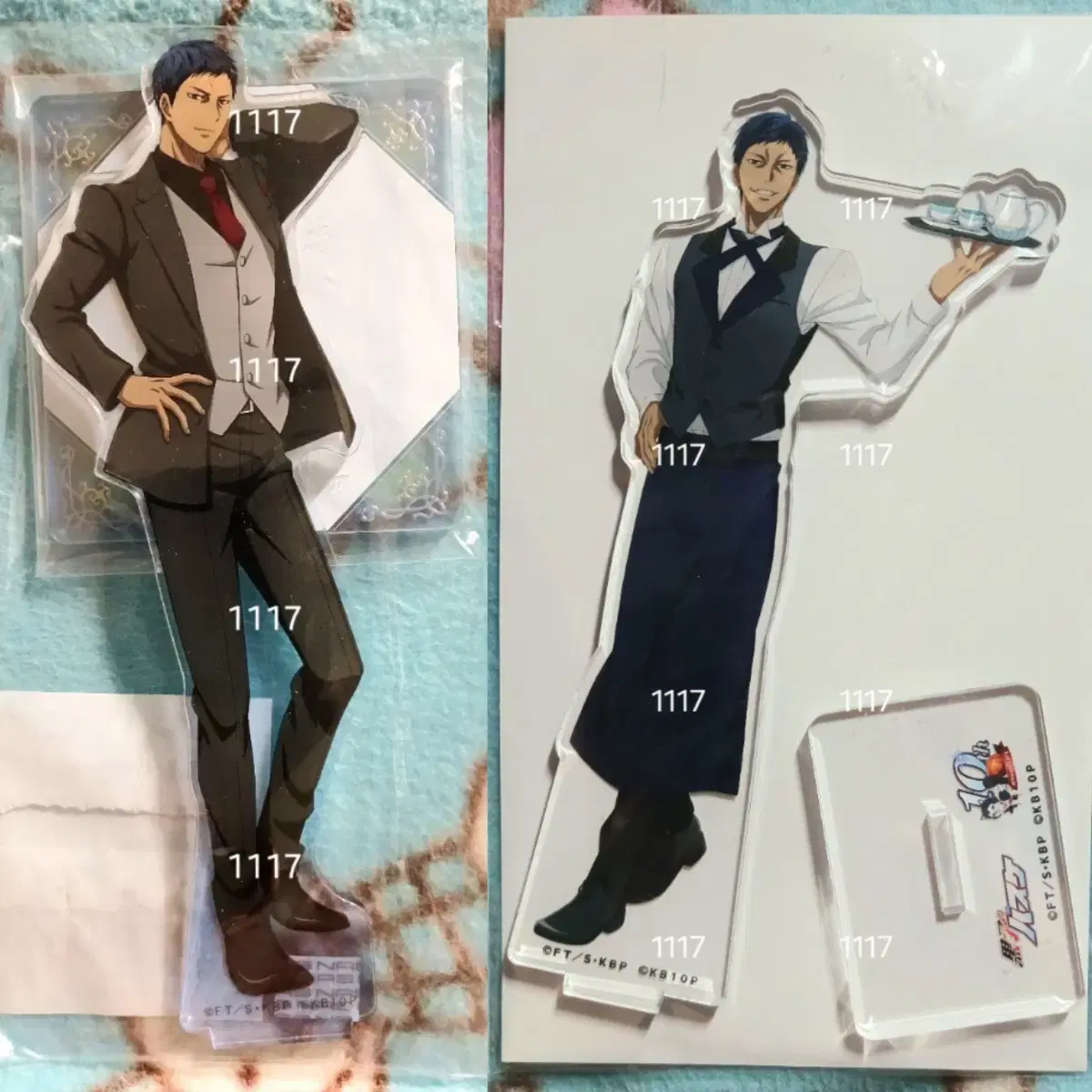 Kurobas Kunon Kuroko's Basketball Aomine 10th Anniversary Cafe Acrylic Stand Official Goods