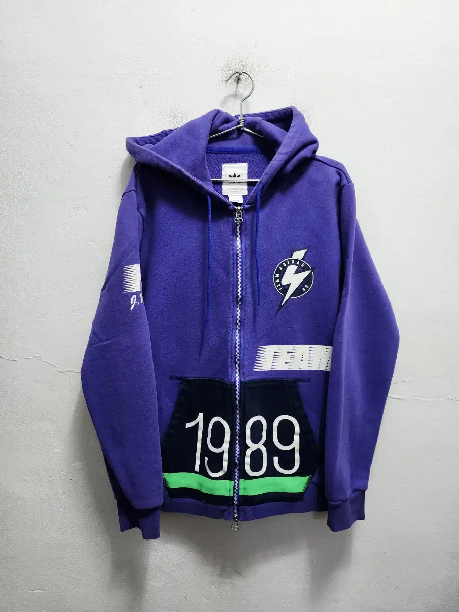 Adidas Violet Hoodie Zip Up