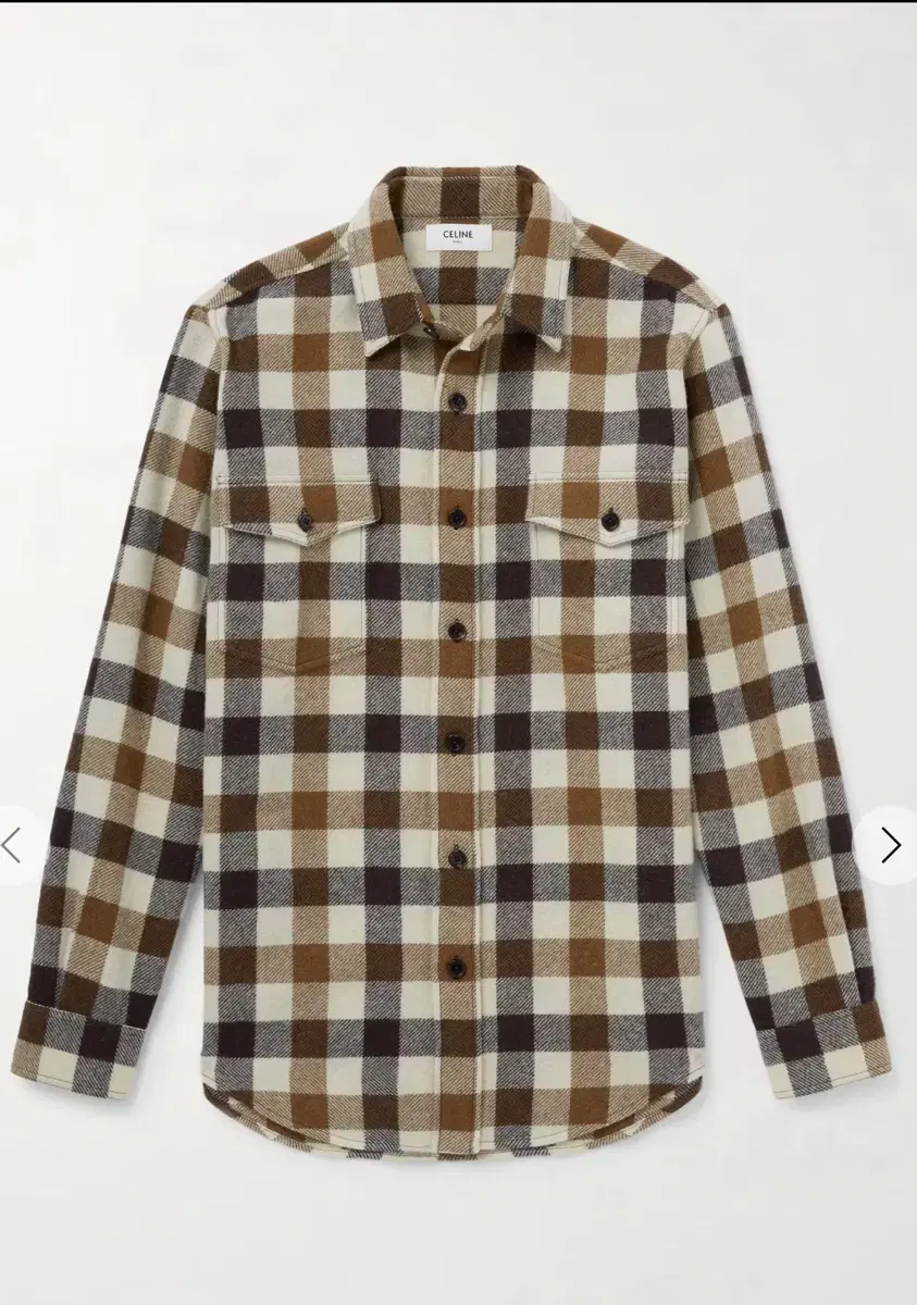 Seline wool flannel shirt