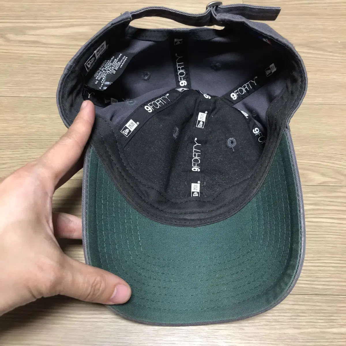 ONE SIZE) 뉴에라 NEW ERA 뉴욕 양키즈 스몰 로고 볼캡 차콜