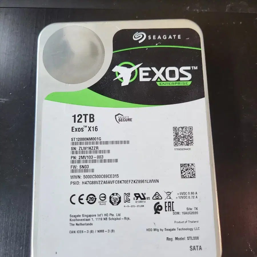 3.5 12TB hdd seagate