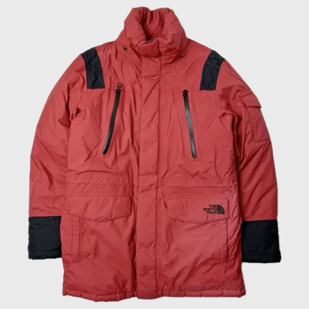 (XS/90) The North Face White Belle vernon Long Goose Down Puffer Jacket