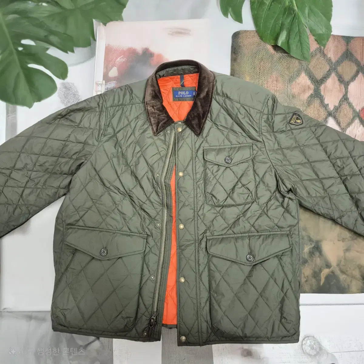 Polo Corduroy Quilted Jacket XL